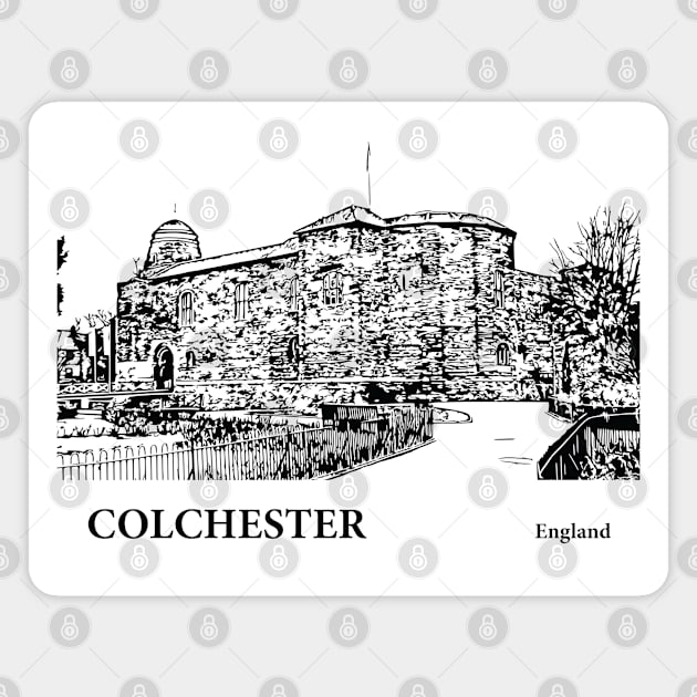 Colchester England Magnet by Lakeric